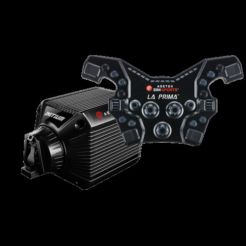 Asetek La Prima™ Formula Button Box + Initium Direct Drive Wheelbase EU (Bundle)