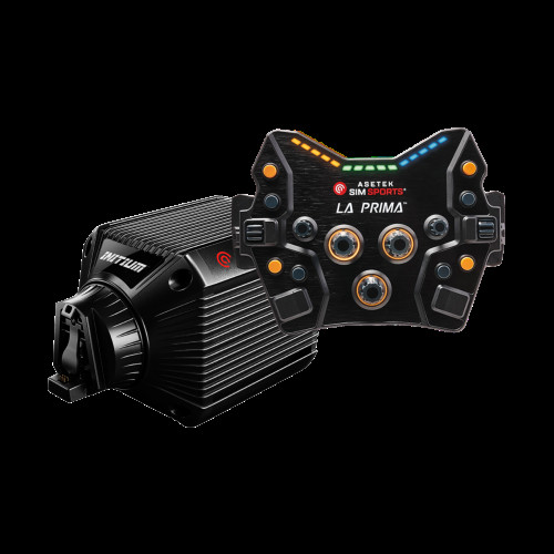 Asetek La Prima™ GT Button Box + Initium Direct Drive Wheelbase EU (Bundle)